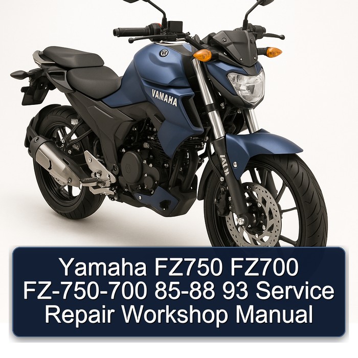 1985-1988 Yamaha FZ Models FZ750 FZ700 Fz-750-700 93 Service Repair Workshop Manual PDF