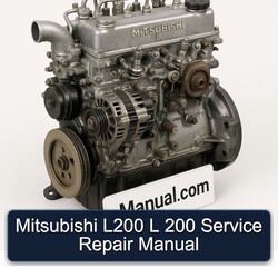 Mitsubishi L Series L200 200 Service Repair Workshop Manual PDF