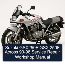 1990-1998 Suzuki GSX Series GSX250F 250F Across Service Repair Workshop Manual PDF