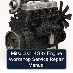 Mitsubishi S 6 Series 4g9x Engine Service Repair Workshop Manual PDF