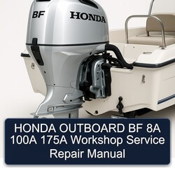 Honda Outboard BF 8A 100A 175A Service Repair Workshop Manual PDF