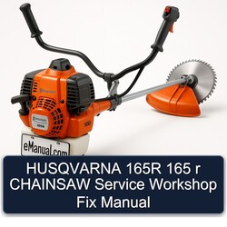 Husqvarna 165R 165 R Chainsaw Fix Service Repair Workshop Manual PDF