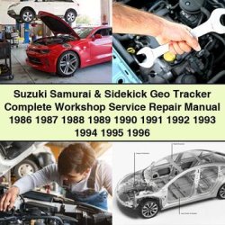 1986-1996 Suzuki Geo Tracker Samurai Sidekick Service Repair Workshop Manual PDF