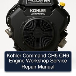 Kohler Command Pro Models CH5 CH6 Engine Service Repair Workshop Manual PDF