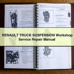 Renault R Series Truck Suspension Service Repair Workshop Manual PDF