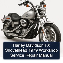 1979 Harley Davidson FX Shovelhead Service Repair Workshop Manual PDF