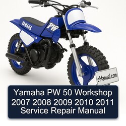 2007-2011 Yamaha PW Models 50 Service Repair Workshop Manual PDF