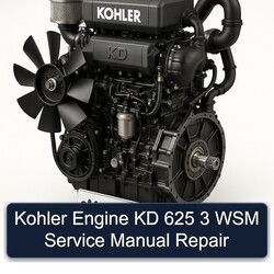 Kohler KD Series Engine 625 3 WSM Service Repair Workshop Manual PDF