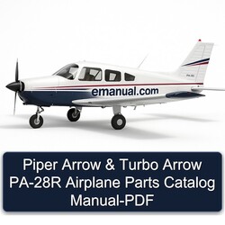 Piper Arrow Turbo PA-28R Airplane Parts Catalog PDF