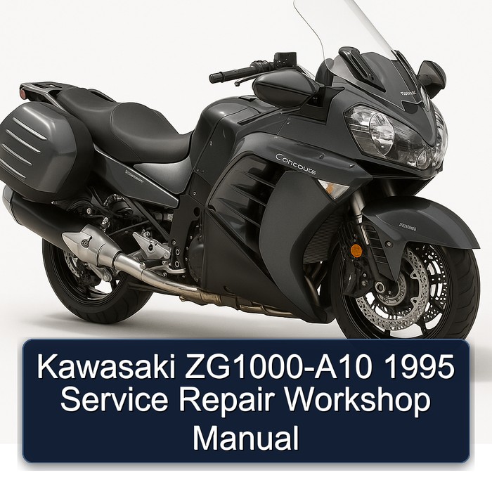 1995 Kawasaki Concours Models Zg1000-a10 Service Repair Workshop Manual PDF