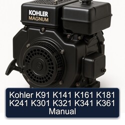 Kohler Magnum Models K91 K141 K161 K181 K241 K301 K321 K341 K361 Service Repair Workshop Manual PDF