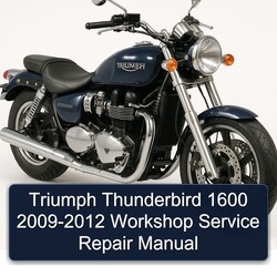 2009-2012 Triumph Thunderbird Service Repair Workshop Manual PDF