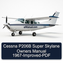 1967 Cessna P206B Super Skylane Owners -improved Owner's Manual PDF
