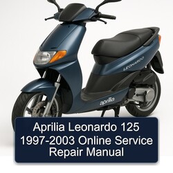 1997-2003 Aprilia Leonardo 125 - Online Service Repair Workshop Manual PDF