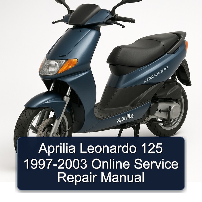 1997-2003 Aprilia Leonardo 125 - Online Service Repair Workshop Manual PDF