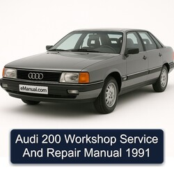 1991 Audi 200 Service Repair Workshop Manual PDF