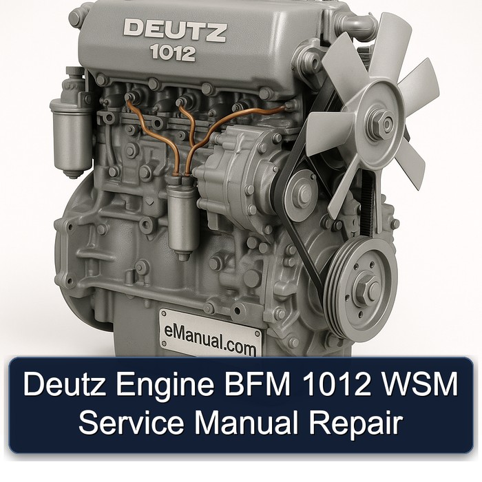 Deutz 1012 Engine BFM WSM Service Repair Workshop Manual PDF