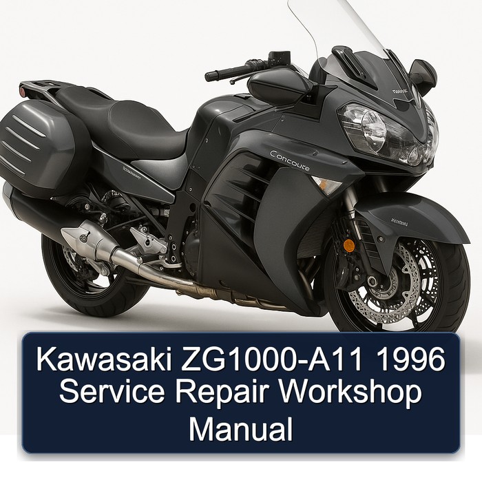 1996 Kawasaki Concours Models Zg1000-a11 Service Repair Workshop Manual PDF