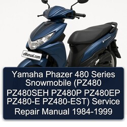 1984-1999 Yamaha Phazer 480 Series Snowmobile (pz480 PZ480SEH PZ480P PZ480EP PZ480-E Pz480-est) Service Repair Workshop Manual PDF