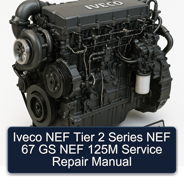 Iveco NEF Tier 2 Series 67 GS 125M Service Repair Workshop Manual PDF