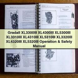 Gradall XL3300III XL4300III XL5300III XL3310III XL4310III XL5310III XL3320III XL4320III XL5320III Operation Safety Service Repair Workshop Manual PDF