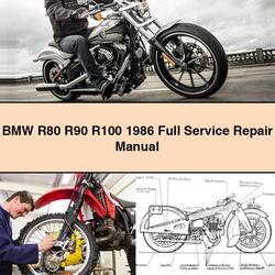 1986 BMW 3 Series R80 R90 R100 Service Repair Workshop Manual PDF