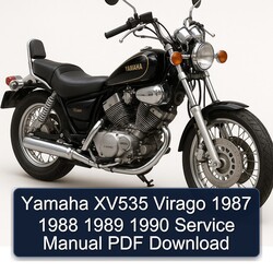 1987-1990 Yamaha Virago XV535 Service Repair Workshop Manual PDF