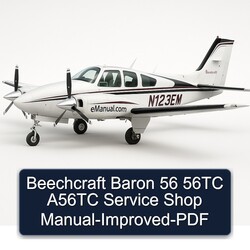 Beechcraft Baron 56 56TC A56TC Shop -improved Service Repair Workshop Manual PDF