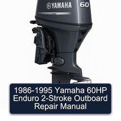 1986-1995 Yamaha 60HP Enduro 2-stroke Outboard Service Repair Workshop Manual PDF