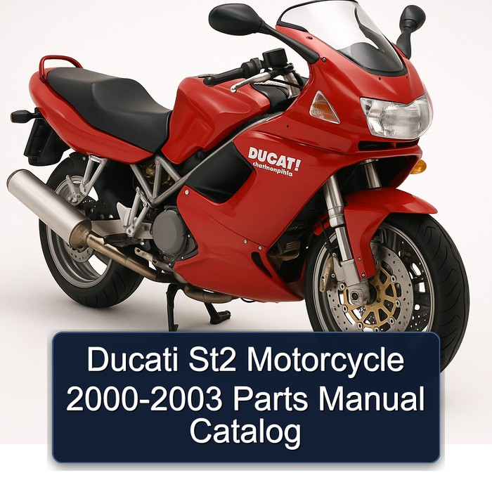 2000-2003 Ducati ST2 Motorcycle Parts Catalog PDF