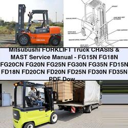 Mitsubishi Fg/fd Series Forklift Truck Chassis Mast Service Repair Workshop Manual PDF