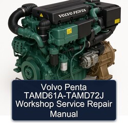 Volvo Penta Tamd61a-tamd72j Service Repair Workshop Manual PDF