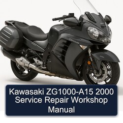 2000 Kawasaki Concours Models Zg1000-a15 Service Repair Workshop Manual PDF