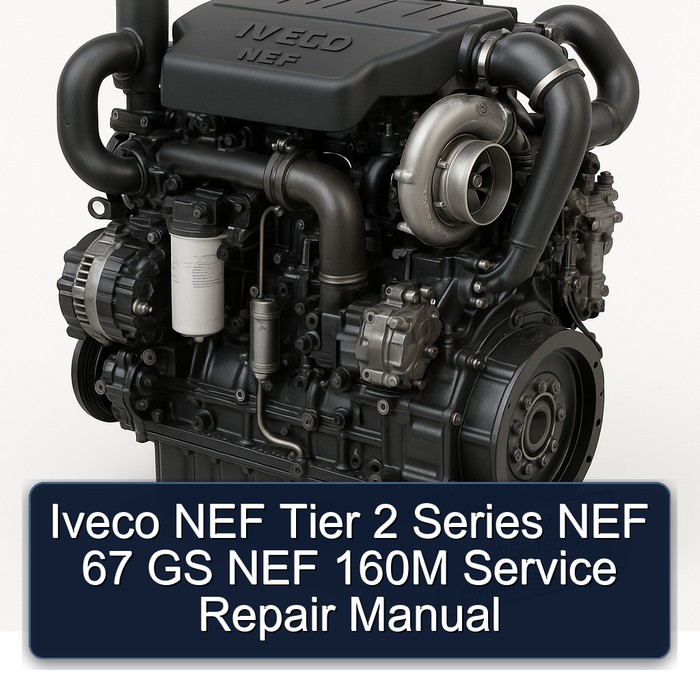 Iveco NEF Tier 2 Series 67 GS 160M Service Repair Workshop Manual PDF