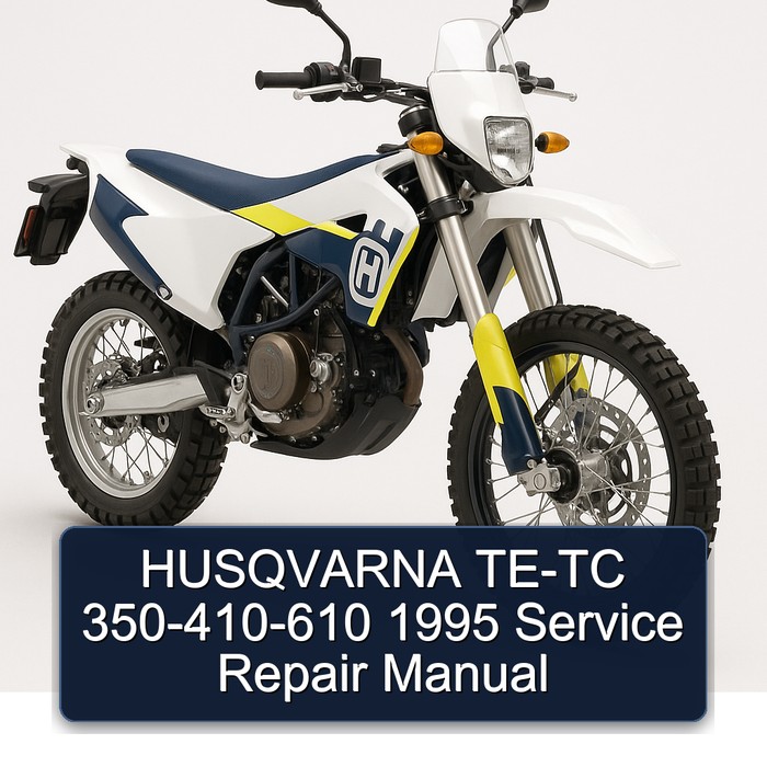 1995 Husqvarna TC Models TE-TC 350-410-610 Service Repair Workshop Manual PDF