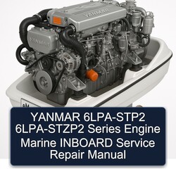 Yanmar 6LPA-STP2 6LPA-STZP2 Series Engine Marine Inboard Service Repair Workshop Manual PDF