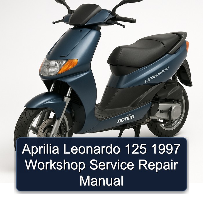 1997 Aprilia Leonardo Service Repair Workshop Manual PDF