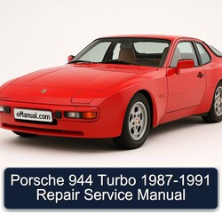 1987-1991 Porsche 944 Turbo Service Repair Workshop Manual PDF