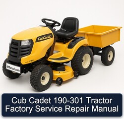 Cub Cadet 190-301 Tractor Service Repair Workshop Manual PDF