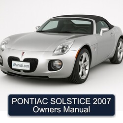 2007 Pontiac Solstice Owners Owner's Manual PDF