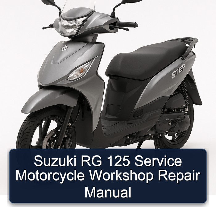 Suzuki RG Series 125 Motorcycle Service Repair Workshop Manual PDF