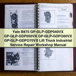 Yale B875 Gp-glp-gdp040vx Gp-glp-gdp050vx Gp-glp-gdpo60vx Gp-glp-gdpo70vx Lift Truck Industrial Service Repair Workshop Manual PDF