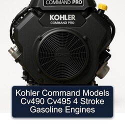 Kohler Command Models Cv490 Cv495 4 Stroke Gasoline Engines