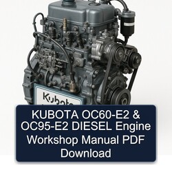 Kubota OC60-E2 OC95-E2 Diesel Engine Service Repair Workshop Manual PDF