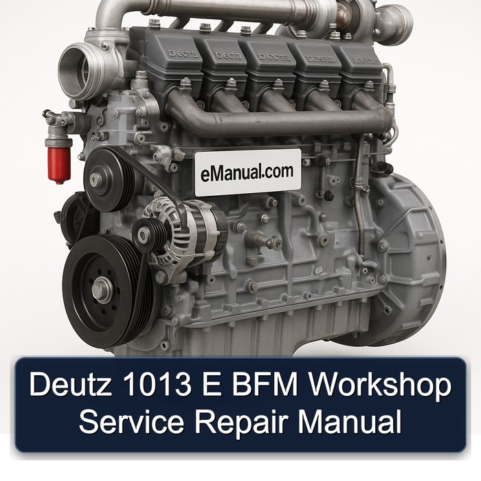 Deutz 1013 E BFM Service Repair Workshop Manual PDF