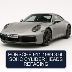 PORSCHE 911 1989 3.6L SOHC CYLIDER HEADS REFACING