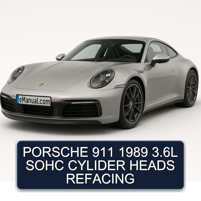 Porsche 911 1989 3.6L SOHC Cylider Heads Refacing