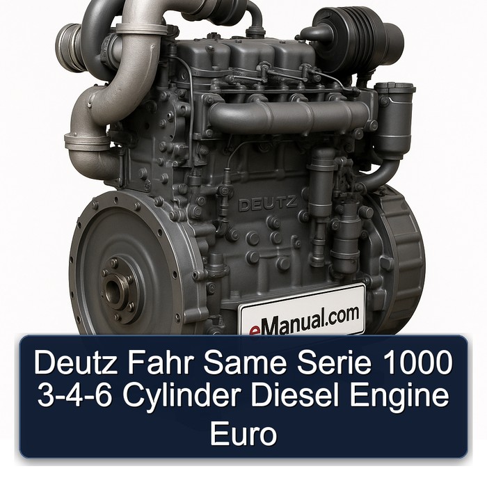 Deutz Fahr Same Serie 1000 3-4-6 Cylinder Diesel Engine Euro