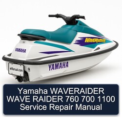 Yamaha Waveraider Wave Raider 760 700 1100 Service Repair Workshop Manual PDF