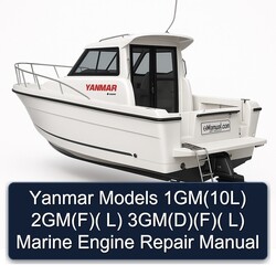 Yanmar Models 1gm(10l) 2gm(f)( L) 3gm(d)(f)( Marine Engine Service Repair Workshop Manual PDF